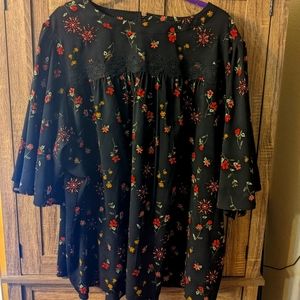 Flowing Bell sleeve blouse